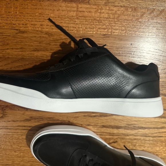 Cole Haan Black Low-Top Sneakers with White Midsole - Picture 3 of 6